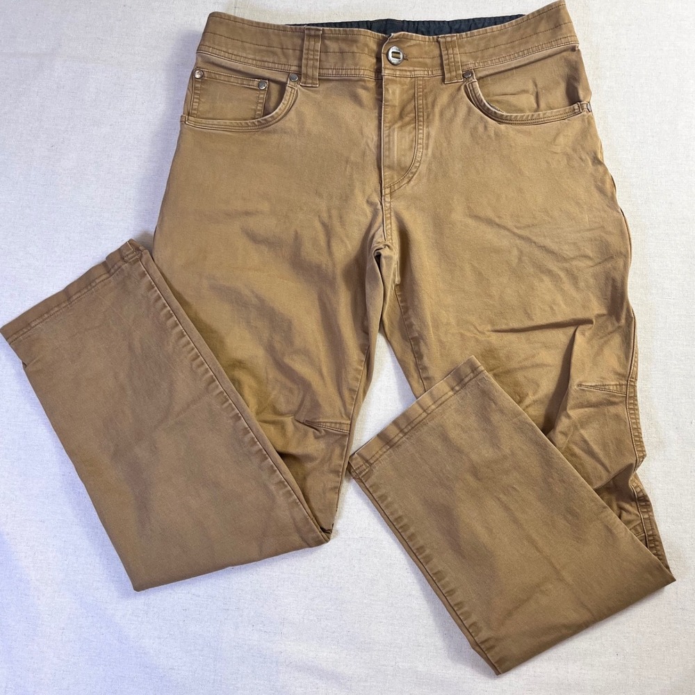 Kuhl Rydr Lite Brown Articulated Knee Hiking Work Pants 32x30 Gorpcore Outdoor